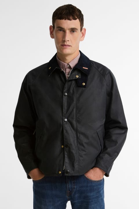 کاپشن جادهای Barbour Icons Transport مدل NY92 رنگ Navy