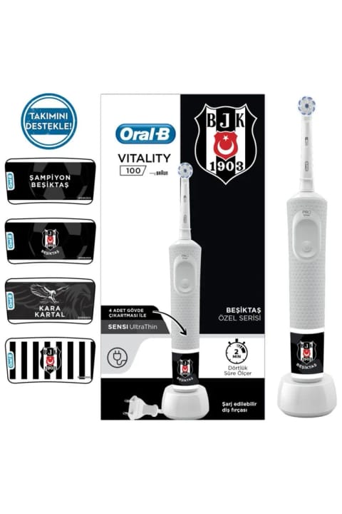 Oral-B D100 شارژی - بسته طرفداران بشیکتاش
