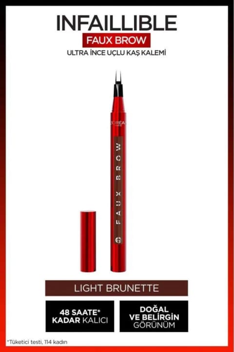 مداد ابرو فوق نازک Infaillible Faux Brow - Light Brunette