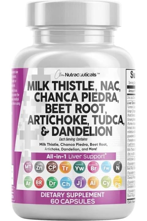 Clean Nutraceuticals Milk Thistle All-in-1 60 کپسول