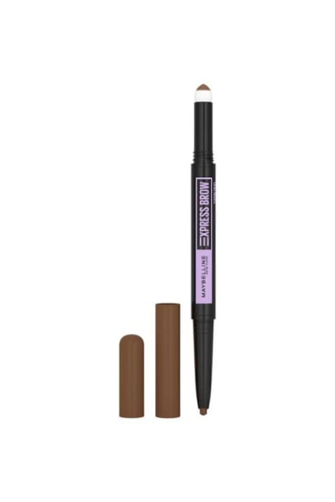 Maybelline New York Express Brow Satin Duo مداد ابرو دوطرفه - 02 رنگ متوسط