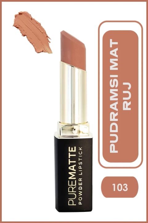 Golden Rose رژ لب مخملی مات Pure Matte شماره 103