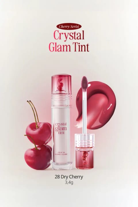 CLIO Crystal Glam Tint تینت براق غلیظ غیرچسبنده