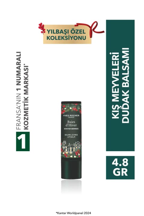 Yves Rocher بالم لب کریسمس میوه‌های زمستانی - 4.8 گرم
