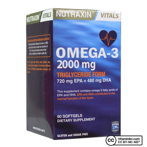 Nutraxin Omega 3 2000 Mg 60 کپسول