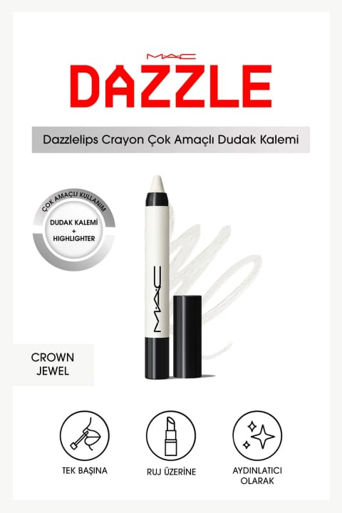 مداد لب براق M.A.C Dazzlelip Crayon - Crown Jewel