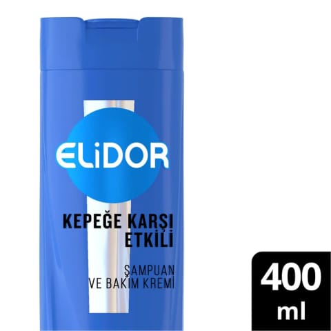 Elidor شامپو و کرم مراقبت از مو ضد شوره ۴۰۰ میلیلیتر
