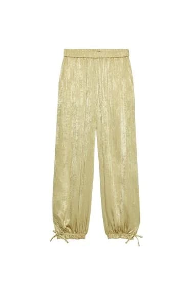 ELASTIC WAIST SAROUEL TROUSERS