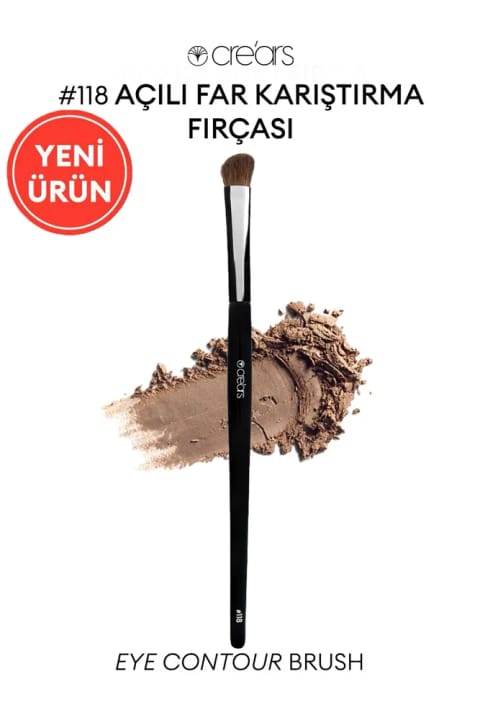 براش زاویهدار سایه چشم Cre'Ars مدل Eye Contour Brush #118