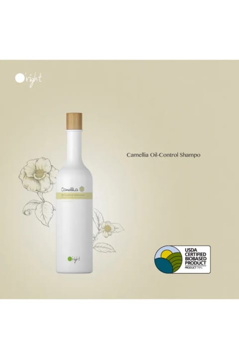 شامپو کنترل چربی Oright O'right Camellia Oil-Control برای پوست سر چرب و حساس