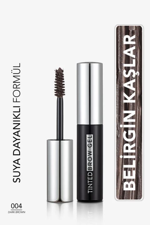 Flormar ژل ابرو ضد آب (قهوه‌ای تیره) - Tinted Brow Gel - 004