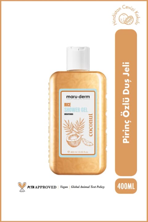 Maru.Derm ژل دوش حاوی عصاره برنج 400 میلیلیتر – فرمول روشنکننده و نرمکننده | بدون...