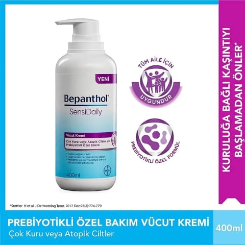 Bepanthol Sensidaily کرم بدن 400 میلی‌لیتر
