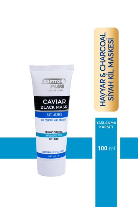 Softto Plus ماسک سیاه خاویار 100ML