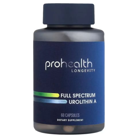 ProHealth Full Spectrum Urolithin A Healthy Aging with Brain Memory Pomegranate & Red Grape 60 Caps