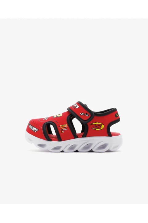SKECHERS HYPNO - SPLASH - HYDRO - FUN کفش پسر بچه قرمز/مشکی چراغدار ...