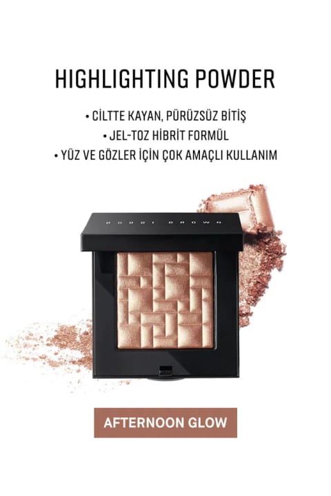 پودر هایلایتر BOBBI BROWN با پیگمنت اینسی