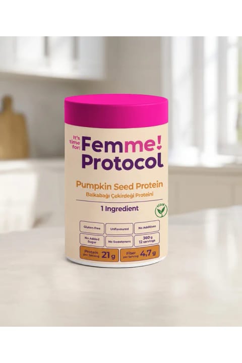 Femme Protocol پروتئین تخم کدو 360 گرم - 12 وعده