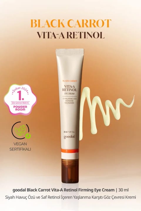 کرم دور چشم گودال با عصاره هویج سیاه و رتینول خالص Black Carrot Vita-A