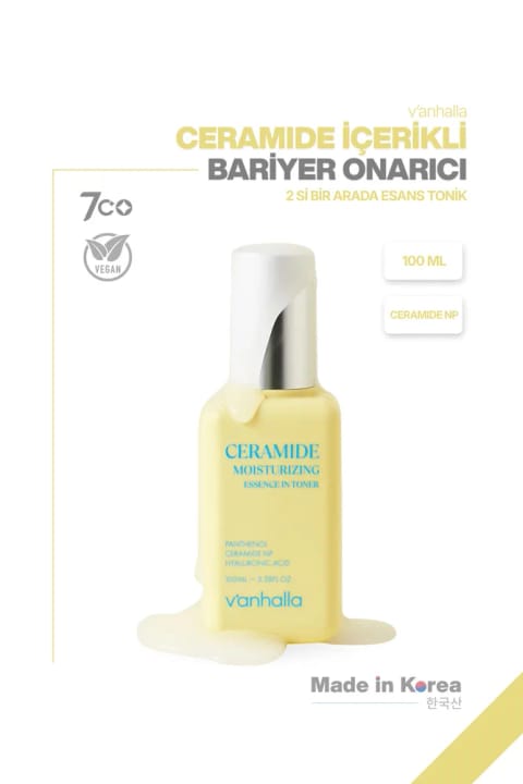v'anhalla سرم تونیک ترمیمکننده سد پوست با Ceramide | 3HA + Ceramide NP + Panthenol