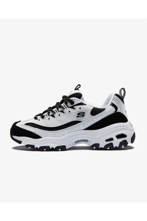 SKECHERS D'lites - MARCH FORWARD زنانه سفید اسنیکرز 13148 WBK