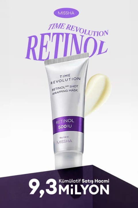 ماسک لایهبردار ضدچروک Missha با Retinol Time Revolution