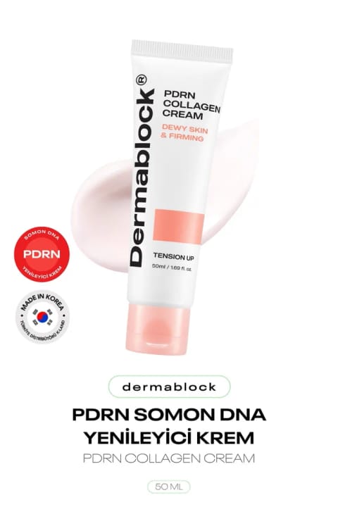 DERMABLOCK کرم ترمیمکننده PDRN با DNA سالمون و کلاژن