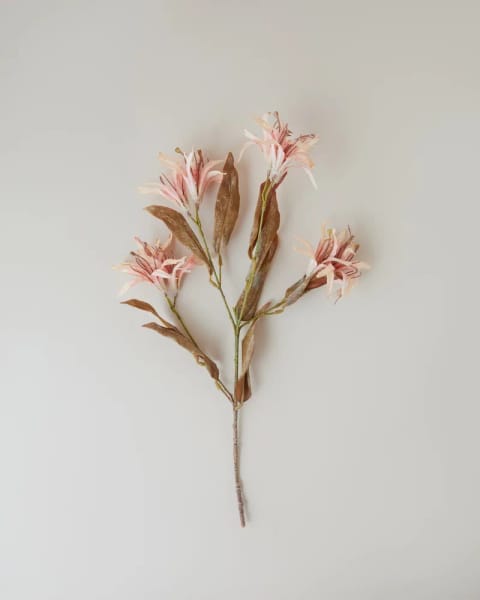 گل مصنوعی تک‌شاخه Bauhinia ۸۴ سانتی‌متری رنگ سالمون روشن