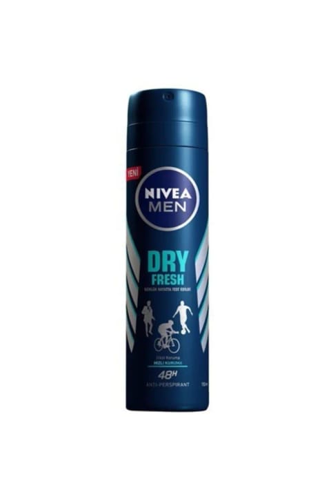 NIVEA Dry Fresh اسپری دئودورانت مردانه ۱۵۰ میلی‌لیتر