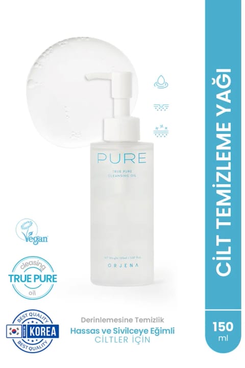 Orjena True Pure Cleansing Oil پاککننده روغنی وگان و مرطوبکننده ضدخشکی