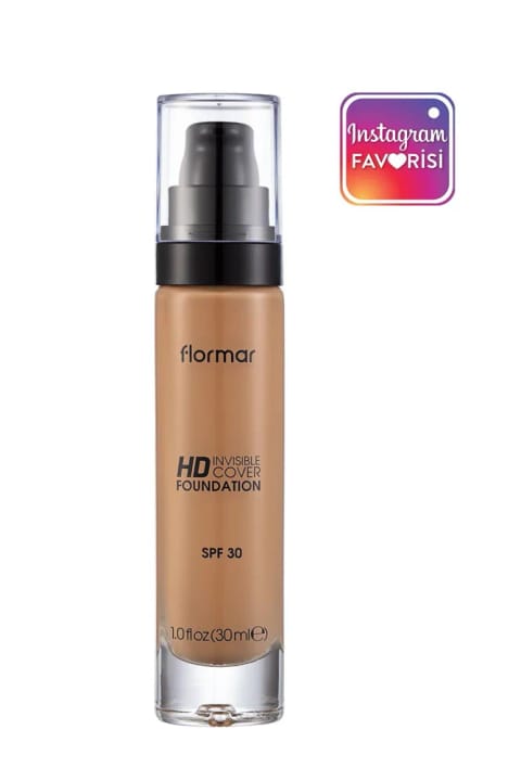 فونداسیون فلورمار Invisible Cover HD شماره ۱۱۰ گلدن بژ