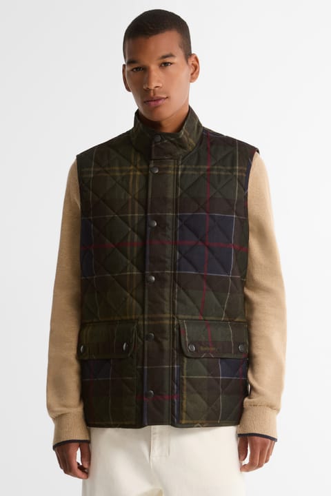 جلیقه کاپیتونه باربور Icons Tartan Lowerdale TN14 Classic Tartan