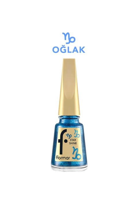 Flormar برج جدی - Star Shine لاک متالیک با پیگمنت بالا و براق
