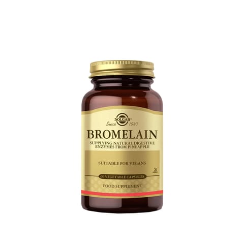 Solgar Bromelain 150 mg 60 کپسول گیاهی