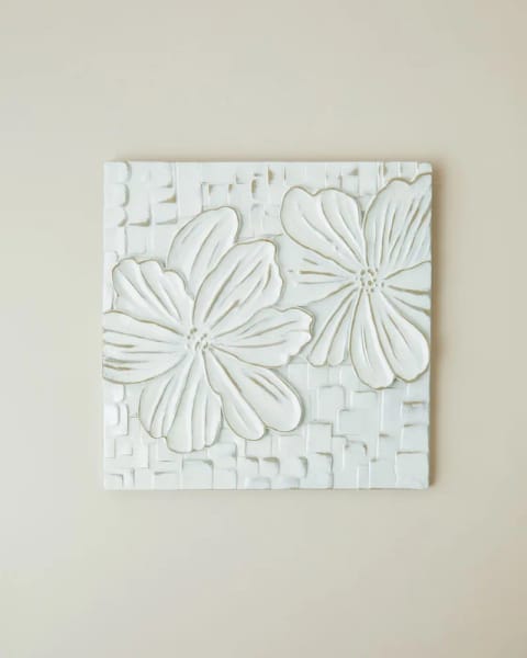 دیوارکوب پلی‌رزین Marsa ۲۰×۲۰ سانتی‌متر بژ