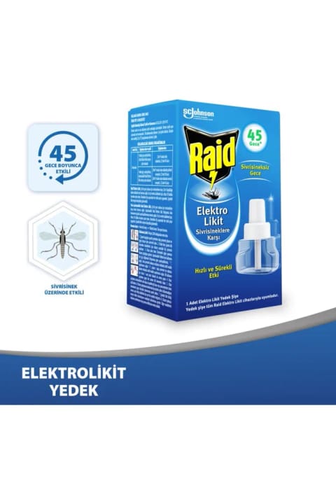 Raid Electro Liquid 1 Refill 45 Nights