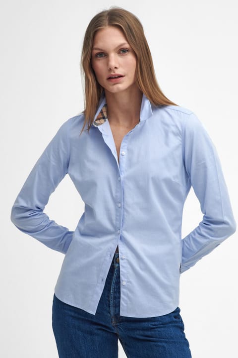 پیراهن Barbour Derwent BL13 آبی روشن/پارچه تارتان هسیان