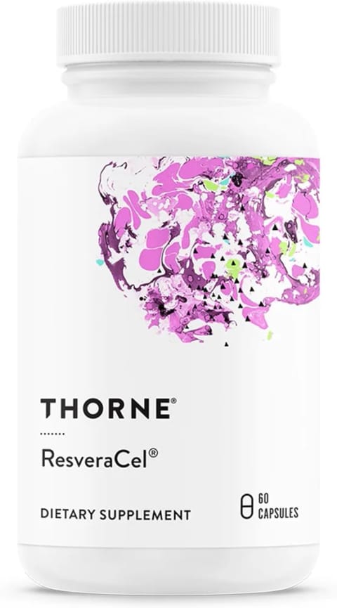 THORNE ResveraCel با Nicotinamide Riboside، Quercetin Phytosome و Resveratrol - حاوی ۶۰ کپسول