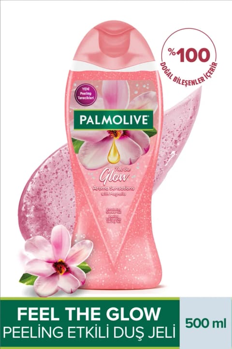 Palmolive Aroma Sensations Feel The Glow شاور ژل لایهبردار حمام و دوش 500...