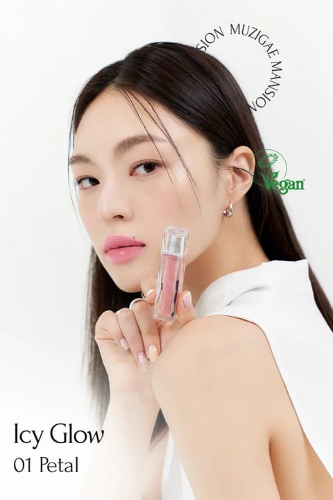Muzigae Mansion Icy Glow Lip Gloss (04 Divine) — 01 Petal
