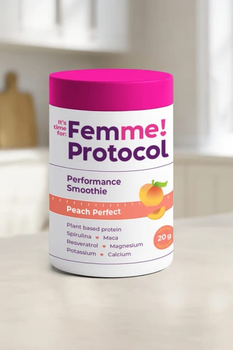 Femme Protocol پودر پروتئین وگان طعم هلو ۳۶۰ گرم – ۱۲ سروینگ