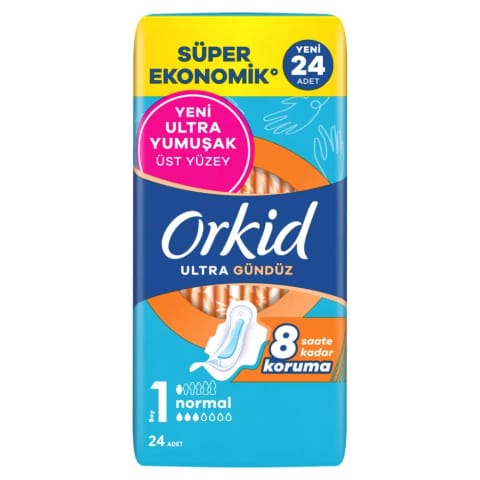 Orkid Ultra روزانه (سایز 1) نوار بهداشتی معمولی 24 عددی