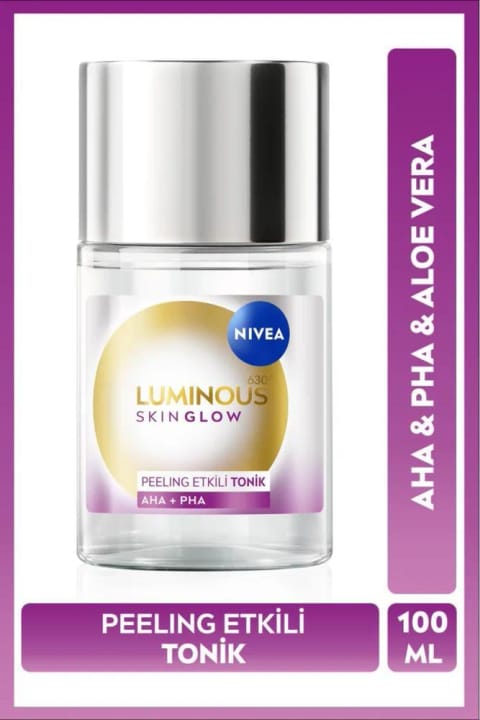 تونر پوست NIVEA Luminous630 Skin Glow با اثر لایه‌بردار