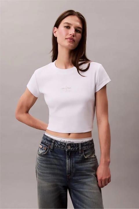 تیشرتهای سفید زنانه Calvin Klein