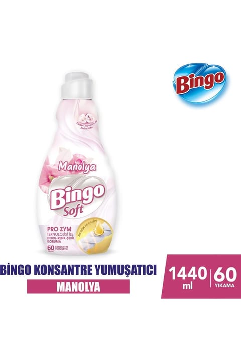 نرمکننده غلیظ Bingo Soft 1440 میلیلیتر منولیا