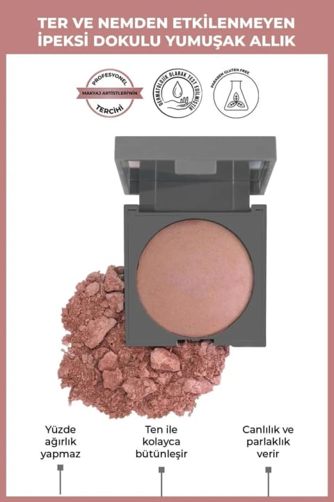 رژگونه Alix Avien - Baked Blush 105 Bright Nude