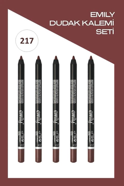 Golden Rose Emily Long Lasting Lip Pencil No: 217 - مداد لب x5