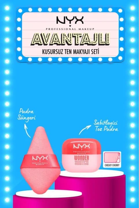NYX Professional Makeup Wonder Snatch پودر تثبیتکننده و اسفنج