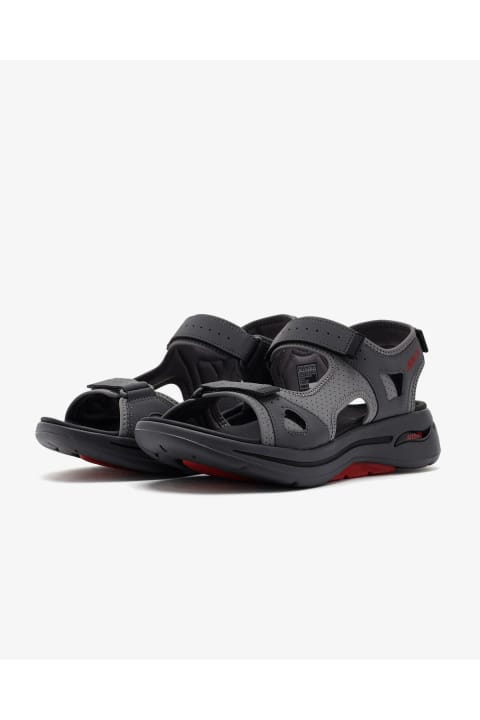 SKECHERS Go Walk Arch Fit Sandal - Mission II مردانه سندل طوسی 229064 Ccrd