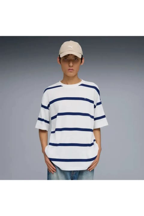 تیشرت مردانه Puma SELECT Essentials Waffle سفید